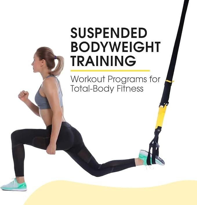 ETHEREAL Adjustable Suspension Trainer Kit, Resistance Training Exercise Straps for Full Body Workouts, Includes Door Ancho, Extension Belt & Handles, Bodyweight for Arena Edition