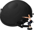Half Balance Ball, 23 Inch Balance Ball Trainer with Foot Pump for Improving Balance Core Strength and Fitness, Balance Balls Perfect for Home Gym Workout Use
