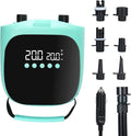 Electric Paddle Board Pump – 20PSI High-Pressure Electric SUP Pump Air Pump with Auto Shutoff, Dual-Stage Inflation for Paddle Boards, Kayaks, Tents, Boats & Inflatables Green