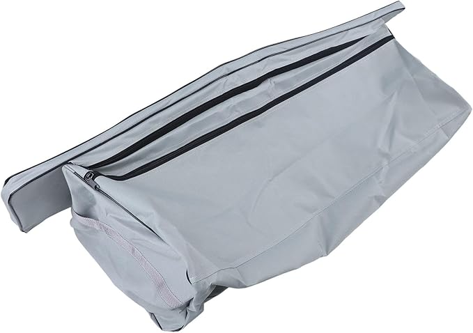 Bench Seat Cover 420D Oxford Seat Storage Bag for Kayak Inflatable Boat, Dinghy Boat Seat Cushion and Underseat Storage Bag with Pockets Grey Thick Sponge Seat Bench Cushion(Grey 85cm)
