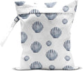 Wet Bag, Wet Dry Bag, Wet Bag for Swimsuit, Travel, Beach, Pool, Diapers, Dirty Yoga Gym Clothes, Makeup Bag, Waterproof Reusable Beach Bag Ocean Decor Starfish Sea Horse Anchor