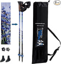 Official Nordic Walking Poles - True Classic Nordic Glove Grips, Lightweight, Adjustable, and Collapsible -2 Pieces w/flip Locks, Detachable Feet and Travel Bag by York Nordic - Heights 5'4"-6'2"