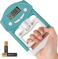 Grip Strength Tester, Hand Grip Dynamometer, Electronic Hand Grip Strength Tester Grip Strengthener Hand Exerciser Meter Digital Hand Grip Training Gauge 220 Lbs / 99 Kgs for Sports, School, Office and Home Use