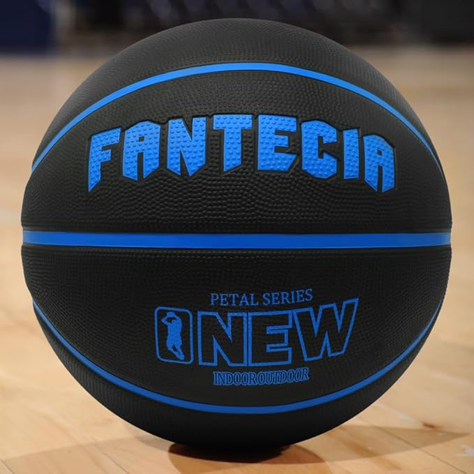 Basketball Ball Size 7 for Adult, Outdoor Indoor Training Basketball with Pump