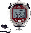 Stopwatch Timer, Digital Stop Watch with 0.01second & 0.001second Timing, Metal 10/100/400 Laps Memory, Rolilink Large dispaly Alarm Clock for Coach Sports Running Marathon