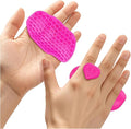 Original Rubber Gym Grips for Weight Lifting, Deadlifts, Ergonomics Shaped Workout Grips for Men Women Palm Protection, Fingerless Workout Gloves