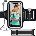 Phone Holder for Running, Karvense Phone Arm Bands for Running Exercise Workout Jogging, Cell Phones Armband for iPhone 16 Pro/16/16e/15 Pro/15/14 Pro/14/13 Pro/13/12, Samsung Galaxy S/A, to 6.3''