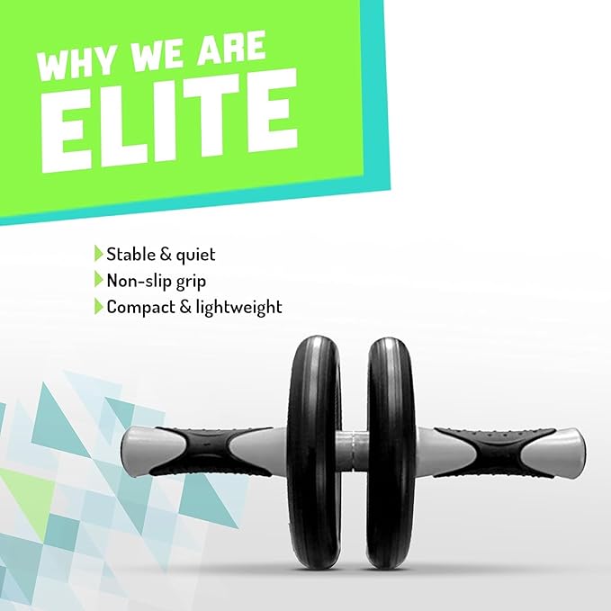 Ab Roller Wheel, Abs Workout Equipment for Abdominal & Core Strength Training, Strength Training Accessories for Abs, Exercise Wheel for Men Women