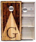Tournament Cornhole Boards - Regulation 2'x4' Set 3/4" Baltic Birch - Bags Sold Separatetly (Wood Letter Design)