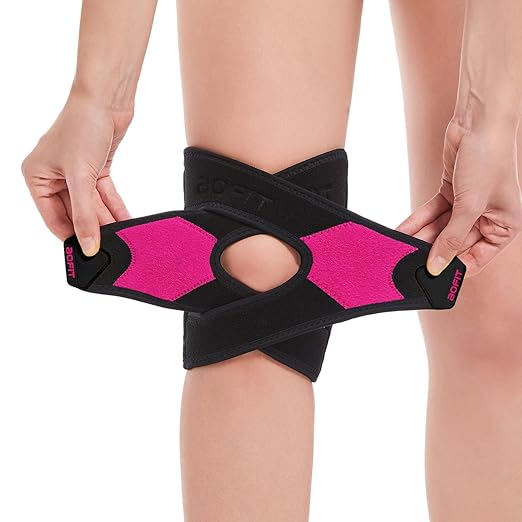 Knee Brace for Men Women Knee Pain Meniscus Tear Arthritis Patella Dislocation Best Osteoarthritis Adjustable Compression with Memory Stabilizers for ACL MCL Breathable for Injury Recovery M