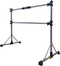 5FT Portable Ballet Barre Bar, Adjustable Freestanding Double Ballet Barre for Girls Kids & Adults, Stable Bar for Stretching, Studio Dancing, Home Workout, Max Load 350lbs