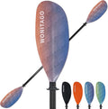 Kayak Paddle with Fiberglass Shaft and Reinforced Nylon Blade, Adjustable Kayaking Oars, 3 Piece, 230-250 cm/90-98 inches, 210-230 cm/82-90 inches