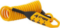 Q5-COCON 6ft Yellow Combination Bike Lock Cable, 3-Digit Resettable, Compact Design, Easy to Carry, Bicycle Lock Cable