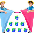 Granny Pants Yard Game Freaky Party Games Pants with Bouncy Balls and Air Pump Oversized Granny Pants Outdoor Game for Adults and Family Interactive Throwing Game for Group Gatherings