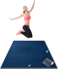 Gorilla Mats Premium Large Exercise Mat – 6x4', 7x4', x7x5', 8x4', 10x4' (1/4" Thick) Ultra Durable, Non-Slip, Workout Mat for Instant Home Gym Flooring – Great on Any Floor – Use With or Without Shoes