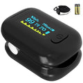 Oximeter, Pulse Oximeter, Oximeter with Alarm, Fingertip Pulse Oximeter, Oxygen Monitor Fingertip, HD OLED Display Oximetro with Batteries & Lanyard (Royal Black)