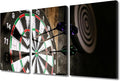 Canvas Wall Art for Living Room Home Decor Dartboard with Darts Closeup Goal Achievement Concept Poster Prints on Canvas Decorations Wall Art for Bedroom Office Framed Ready to Hang, 24" Wx36 H