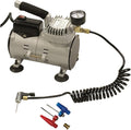 Champion Sports Electric Ball Inflator with Needle - Quiet Air Compressor for Basketball, Soccer, Volleyball & Sports Balls, High PSI Rating, Fast Inflation, 110-120V AC Power for Gym & School Use