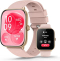 Smart Watches for Women with Blood Pressure, 2.06" AMOLED Touchscreen, 118 Sports Modes, Fitness Tracker with Heart Rate Sleep Blood Oxygen Monitor, IP68 Waterproof, Compatible with iPhone and Android