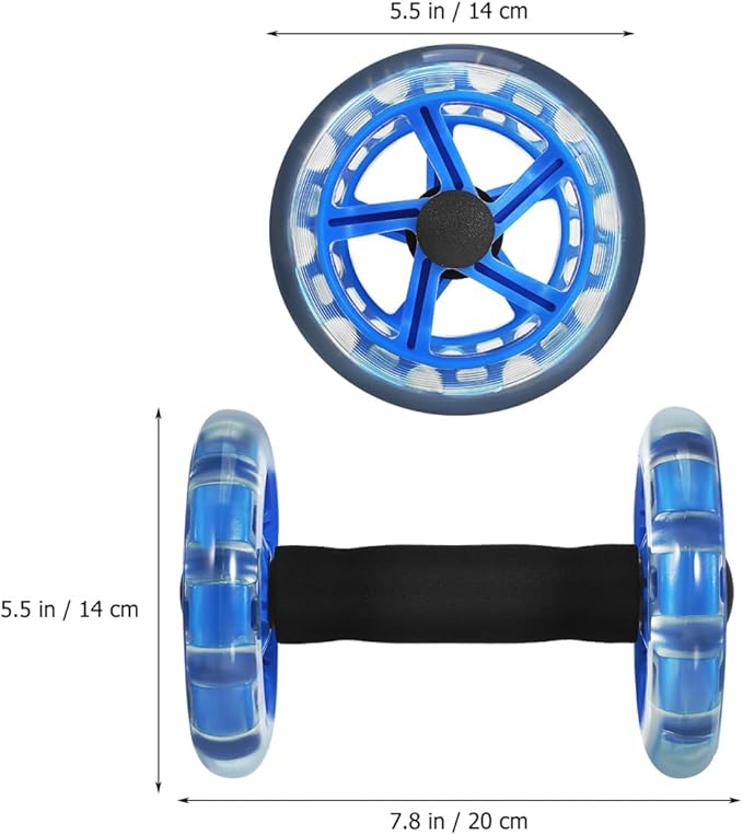Kisangel Exercise Roller Weight Loss Equipment Exercise Abdominal Roller Ab Exercise Roller Hand Weights Dumbbell Yellow Fitness Exercise Device Fitness Wheel Wire Wheel