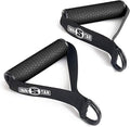 INNSTAR Cable Handles Gym Equipment, Resistance Band Handles with Solid ABS Core Grips, D Handle Cable Attachment, Heavy Duty Exercise Handles, Cable Machine Handles
