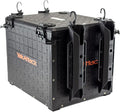 YakAttack BlackPak Pro 13" x 16" Kayak Fishing Crate with 4 Rod Holders - Black | Tackle Storage Box & Gear Organizer for Kayaks | Lightweight, Durable & Customizable Marine Accessory | Made in USA