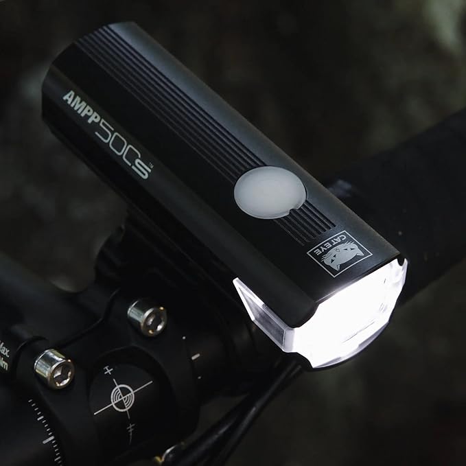CATEYE AMPP USB Rechargeable Bike Light – High Visibility Super Bright OptiCube™ Headlight for Commuters, Road Cyclists & Mountain Bikers, Day & Night Riding Modes, IPX4 Waterproof, Tough & Durable