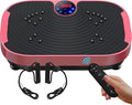 AXV Vibration Plate Fitness Platform Exercise Machine Vibrating Lymphatic Drainage Shaking Full Body Shaker Workout Vibrate Stand Shake Board Sport Gym for Weight Loss Fat Burner for Women Men