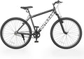 26" Mountain Bike - 1/7-Speed Lightweight High-Carbon Steel Frame, V Brakes & Front Suspension - Adjustable Ergonomic Seat for Men & Women(Quick Assembly, Multiple Colors)