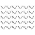 HARFINGTON 30pcs Single Button Kayak Paddle Snap Spring Clip 9x12x55mm 65Mn Spring Steel V-Shaped Hollow Lift Telescopic Locking Tube Pole Clips for Tent Umbrella Camping