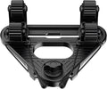 Doubleheader with Dual Kayak Paddle Holder, Multi-Functional Kayak Paddle Holder, Dual Head Kayak Track Mount Accessories with Two Security Tethers - Kayak Oar/Fishing Net/Gaff Holder for Fishing