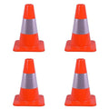 4 Pack 12" Orange Traffic Cones – Durable PVC Safety Cones with High Visibility for Parking, Construction, Sports & Training – Weather-Resistant (12 inch -4Pack)