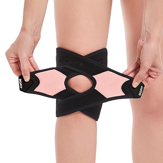 Knee Brace for Men Women Knee Pain Meniscus Tear Arthritis Patella Dislocation Best Osteoarthritis Adjustable Compression with Memory Stabilizers for ACL MCL Breathable for Injury Recovery M