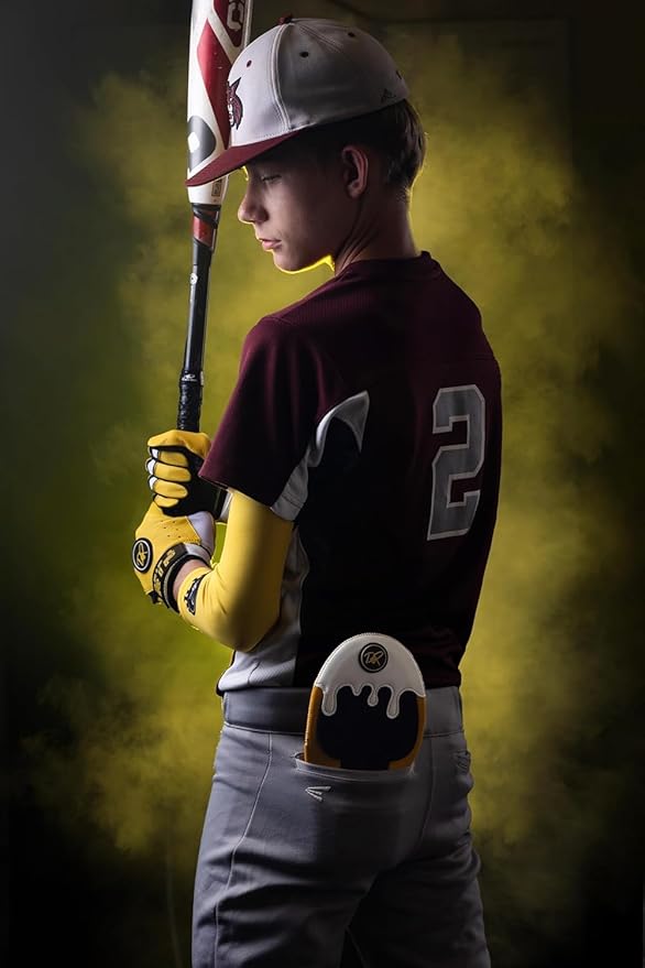 Drip & Rip Baller Series - Youth Batting Gloves + Adult Batting Gloves - for Softball and Baseball - Long Cuff Style for Men and Youth