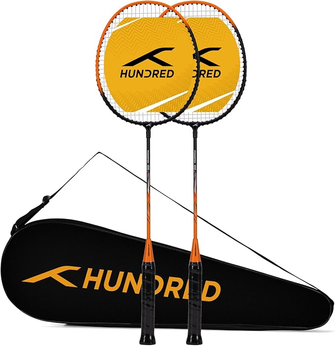POWERTEK 100 (Set of 2) Badminton Racket with Full Cover