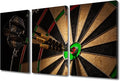 Vintage Wall Art for Living Room Inspirational Office Canvas Wall Art Dart Hit the Target Contemporary Wall Art Posters and Prints Multi Panel Modern Artwork Ready to Hang for Bedroom, 24"Wx36"H
