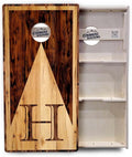 Tournament Cornhole Boards - Regulation 2'x4' Set 3/4" Baltic Birch - Bags Sold Separatetly (Wood Letter Design)