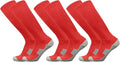 Baseball Socks 3 Pairs for Kid Youth Adult(4-20 Years Old) Team Sport Athletic Soccer Socks Cushion Softball Socks