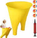 Granny Pants Yard Game Sets, 2025 New Outdoor Party Granny Pants with 4 Bouncy Balls and 1 Pump for Family Reunion Games, Backyard Gatherings & Team Games