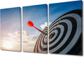 Wall Art Painting Dart Hits the Bullseye Inspirational Bedroom Living Room Wall Decor Successful Concept Framed Office Modern Dart Pictures Canvas Prints Artwork for Bathroom Decorations, 24" Wx36 H