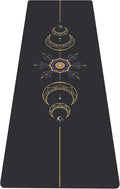 nuveti Yoga Mat Print Extra Thick TPE Non Slip Fitness Exercise Mat with Carrying Bag,72"x24" Extra Thick 6MM Exercise & Workout Mat for Yoga, Pilates Fitness and Floor Exercises