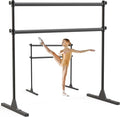SELEWARE Height Adjustable Ballet Barre Freestanding Ballet Bar Heavy Duty Dance Bar Support Barre Movements Body Stretch Pull-ups, Sturdy Construction Never Fall Apart, Anti-Slip
