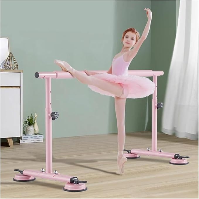 Adjustable Ballet Barre 65-105cm - Portable Freestanding Dance Stretch Bar for Home Studio, Perfect for Adults & Kids, Ideal for Stretching and Balance Training