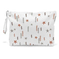 Fokongna Wet Bag, Wet Dry Bag, Makeup Bag, Toiletry Bag, Waterproof Large Capacity Travel Cosmetic Bag, Zipper Pouch for Women, Girls Mo Wife Sister Friends Baby Diaper Bag Ocean Sea Beach rainbow