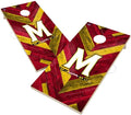 College Team Cornhole Boards, 2x4 Regulation Corn Hole Game Set, Officially Licensed Cornhole Game, Perfect for Tailgates