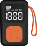 Mini Bike Pump, 150 PSI Portable Bicycle Pump with Gauge, 3X Faster & Auto Stop & Brushless Motor, Electric Bike Tire Pump with Presta and Schrader Valve for Road Bike, MTB, Motorcycle, Ball,etc