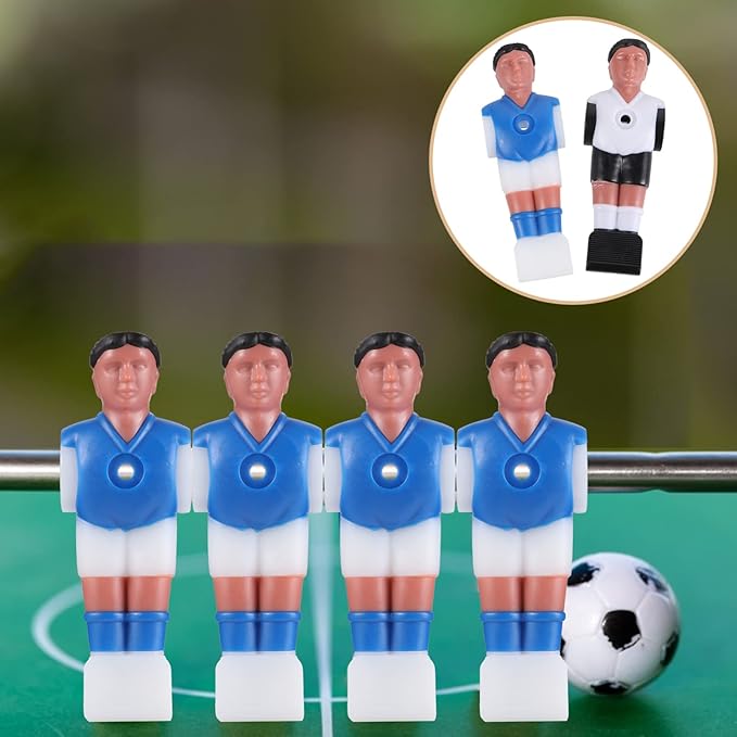 10cs Foosball Men Replacement Foosball Player Figurine Foosball Accessories Soccer Table Parts