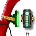 SpectraFLUX™ Ultra-Bright Color-Changing Safety Light/Bike Taillight, Seatpost or Helmet Mounting, USB Rechargeable (250 Lumens, 12 Modes)