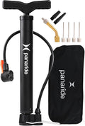 Bike Pump Floor, Advanced Bike Tire Inflator, Bicycle Hand Air Pump with Dual Presta and Schrader Valves, Handheld Pump, Suitable for Road and Mountain Bikes, Baby Stroller, Balls