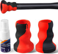 JAYA 2 Pack Bat Knob Taper, Exclusive Installation Lubricant, Easy Installation Bat Knob Taper, Increased Bottom Protection, Ergonomic Design, for Enhanced Grip and Protection